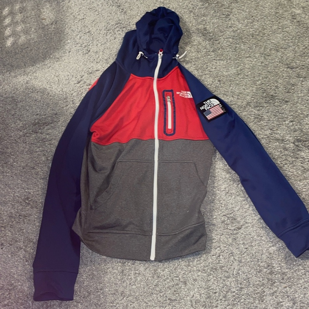 American North Face jacket sweatshirt